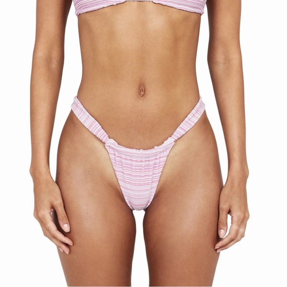 Bamba Swim: Amore Bottoms in Pink Salt - Picture 1 of 4